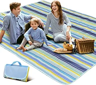 Sky-Touch Fortable Picnic Blanket Waterproof Beach Blanket Waterproof Picnic Blanket Portable Picnic Mat Portable Beach Mat For Outdoor Camping Family Outdoor Park Garden Green, 6974042151171