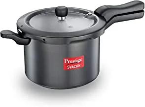 Prestige Svachh Pressure Cooker with Hard Anodised Body 5 Ltr | Grey