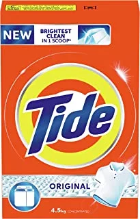 Tide Laundry Powder Detergent Original Scent 4.5 kg, Pack of 1