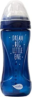 Nuvita Mimic Cool Anti Colic Baby Bottles, 330 ml, Night Blue