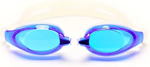 نظارة سباحة هيرموز للبالغين مضادة للضباب للسباحة ، أزرق ، H-GA2335-TB