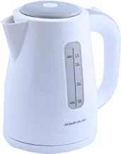 ALSAIF 1.7Liter 2200W Electric Cordless Kettle, White 90551/02 2 Years warranty