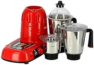 Geepas Mixer Grinder With 3 Jars, Multi Color - Gsb5081, Plastic Material, min 2 yrs warranty