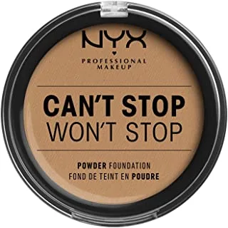 Nyx Professional Makeup Can'T Stop Won'T Stop Powder Foundation, Neutral Buff 10.3, 10.7 grams