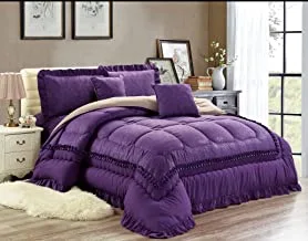 Medium Filling Comforter 4 Piece Set, Single Size
