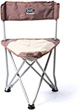Al Rimaya Camping Chair-Khaki & Brown