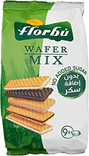Florbu ,Wafer Mix, No Added Sugar,270g,Pack of 1