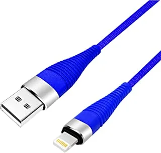 Datazone iPhone USB Cable Compatible with iPhone 11 Pro/11/XS MAX/XR/8/7/6s/6/Plus, iPad Pro/Air/Mini, iPod touch - DZ-IP02B 2 Meter (Blue)