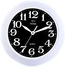 ساعة حائط من دوجانا - DWG320 أبيض ، أسود