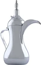 دلة السيف حجاب القهوة العربية من الفولاذ المقاوم للصدأ 5568 / 48CR ، 48 أونصة ، كروم