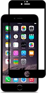 iPhone 6 Plus / 6s Plus Screen Protector Glass Guard Full Glue Edge to Edge Screen Guard for iPhone 6 Plus / 6s Plus by Nice.Store.UAE (BLACK)