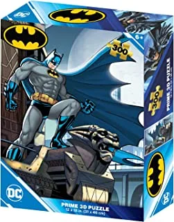 Prime 3D p DC Comics Batman 300 Lenticular Puzzle (3D Effect) ، متعدد الألوان