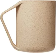 Colourful Wheat Straw Bevel Mug - Beige, BD-WS-14