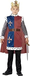 Smiffys King Arthur Medieval Boy Costume, Small