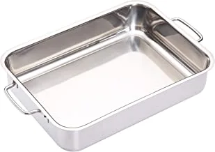 Kitchen craft masterclass stainless steel roasting pan, 32 cm x 23 cm size