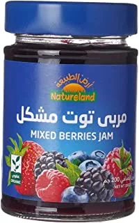 Natureland Mixed Berries Jam, 200G - Pack Of 1