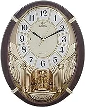 Dojana DWG509 Wall Clock - brown/white