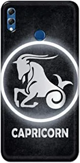 Khaalis Designer Cover For Honor 8X Max - Silver Zodiac Capricorn