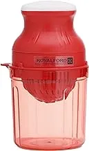 Royalford 2-in-1 Manual Juicer, 650ml PET Container, RF11038 | Citrus Juicer, Manual Juicer, Lemon Squeezers, Hand Press Juicer | Juicer with Strainer & Container