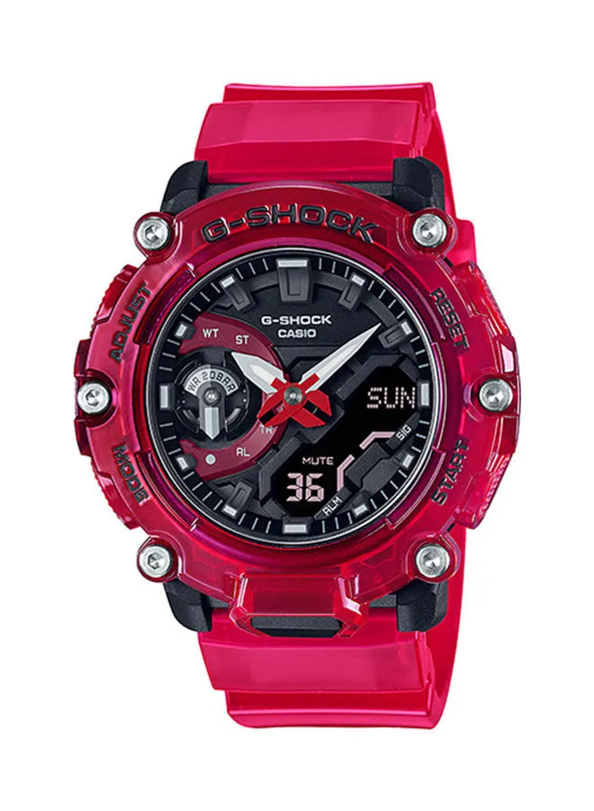 G-SHOCK Men's Analog Plus Digital Round Water Resistance Wrist Watch GA-2200SKL-4ADR