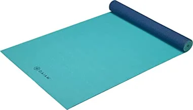 Gaiam Solid Color Yoga Mat, Non Slip Exercise & Fitness Mat for All Types of Yoga, Pilates & Floor Exercises