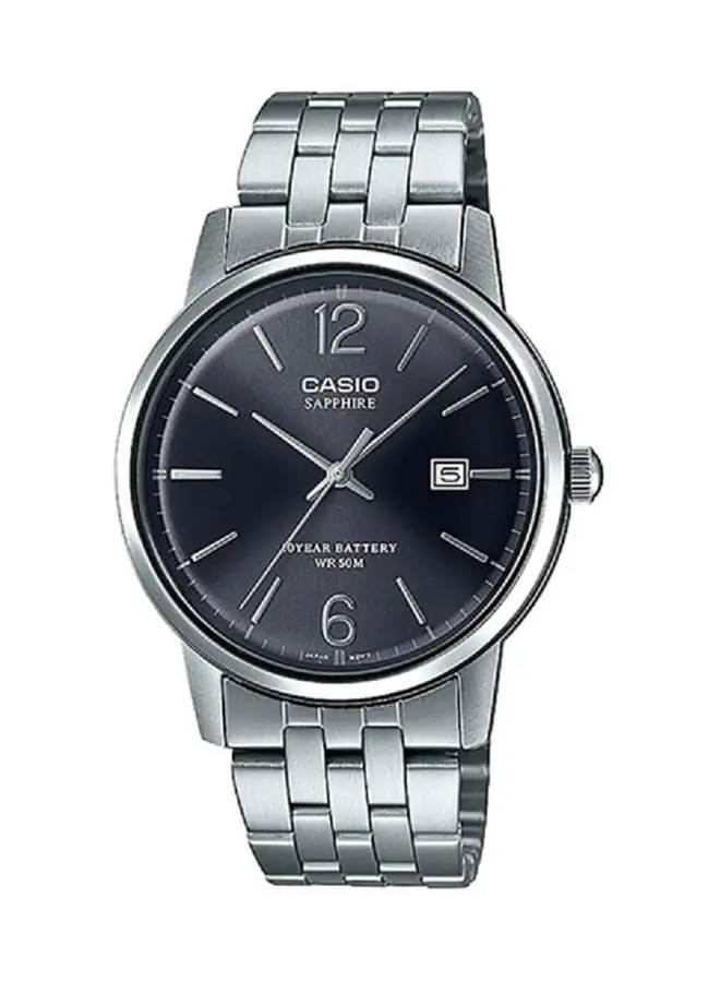 CASIO Stainless Steel Analog Wrist Watch MTS-110D-1AVDF
