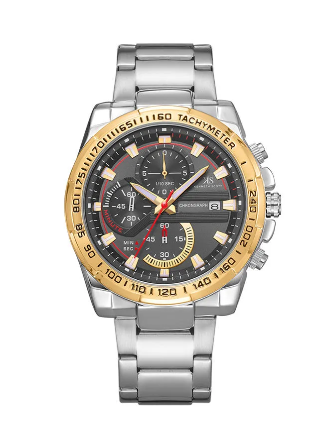 KENNETH SCOTT Stainless Steel Chronograph Wrist Watch K22101-SBSBG