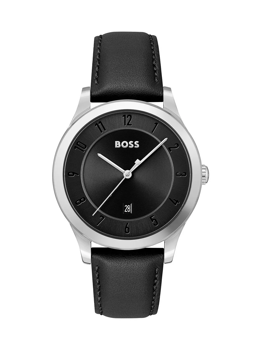 HUGO BOSS Leather Analog Wrist Watch 1513984