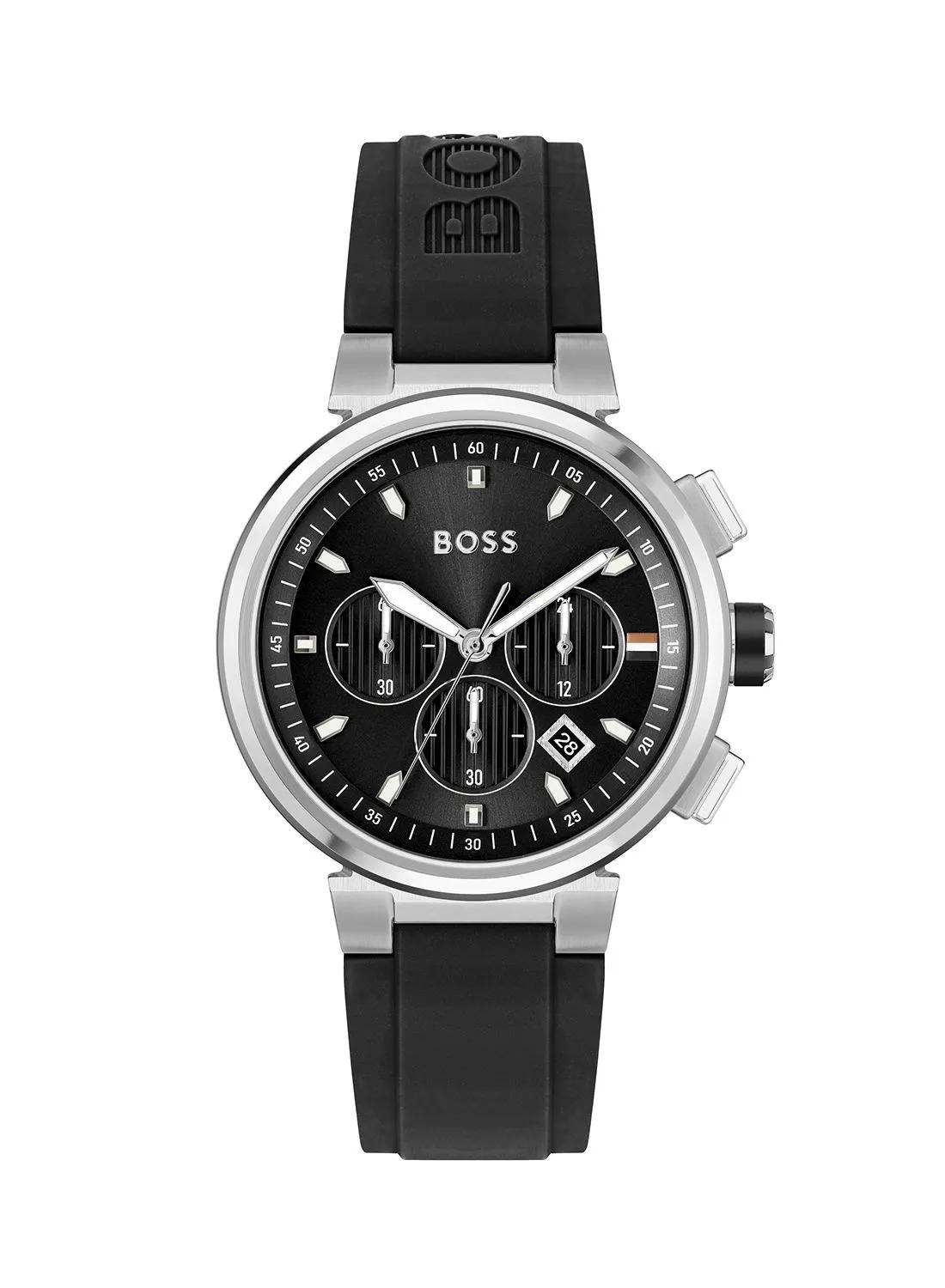 HUGO BOSS Silicone Chronograph Wrist Watch 1513997