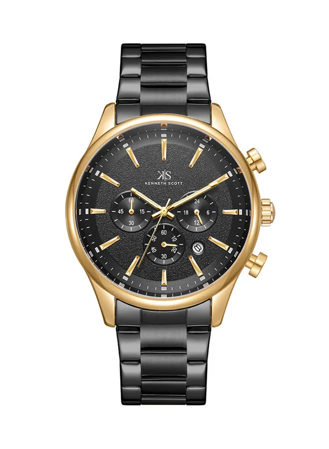 KENNETH SCOTT Stainless Steel Chronograph Wrist Watch K22105-GBBB