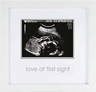 إطار صورة بيرهيد لوف من أول نظرة بالموجات فوق الصوتية ، إطار صور تذكار الحمل ، ديكور حضانة الأطفال من النوع NEUtral ، ملحقات عيد الأم ، أبيض