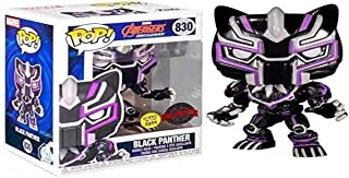 Funko Pop Marvel Avengers Mech Strike Black Panther Glow In The Dark Vinyl Figure Special Edition Exclusive, Multicolor, 55842