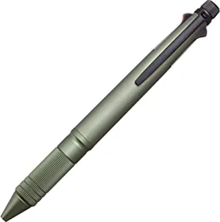 Uni Jetstream 4 & 1 Metal Edition ، قلم حبر جاف 0.5 مم (أسود ، أحمر ، أزرق ، أخضر) وقلم رصاص ميكانيكي 0.5 مم ، أخضر داكن (Msxe52000A05.7) (Msxe5200A5.7)