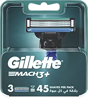 Gillette Mach3+ Blade Refills x3
