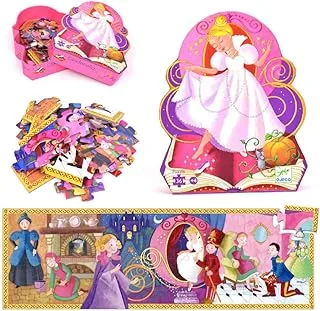 Djeco Cinderella Puzzle 36pcs, Multicolor - DJ07232