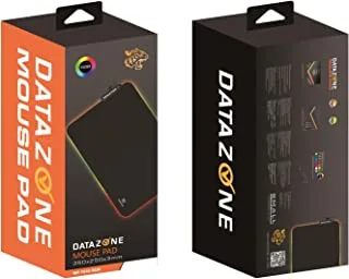 Datazone Gaming RGB Mouse Pad, Thickened Multi Size, Non-Slip Rubber Base, Smooth Keyboard and Mouse Pad for Computers MP-1030