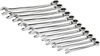 GEARWRENCH 12 Pc. 12 Point Reversible XL X-Beam™ Ratcheting Combination Metric Wrench Set - 85388