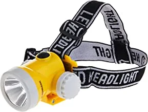 Olsenmark Rechargeable LED Head Light, Yellow