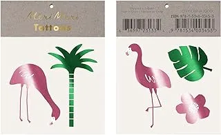 Meri Meri Tropical Flamingo Tattoos 2 Pieces