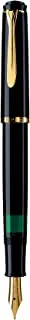 Pelikan Souverän M200 Fountain Pen, Medium Nib, Black, 1 Each (994004)