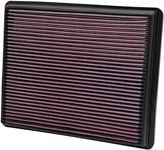 K&N Engine Air Filter: Increase Power & Towing, Washable, Premium, Replacement Air Filter: Compatible 1999-2019 Chevy/GMC Truck/SUV V6/V8 (Silverado, Suburban, Tahoe, Sierra, Yukon, Avalanche) 33-2129