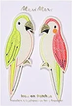 Meri Meri Parrots Iron-On Patches 2 Pieces