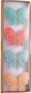 Meri meri felt butterfly hair clips 4-pieces