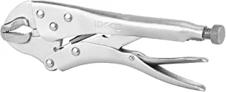 Ingco HCJLW0210 Carbon Steel Curved Jaw Locking Pliers, 10-inch Size