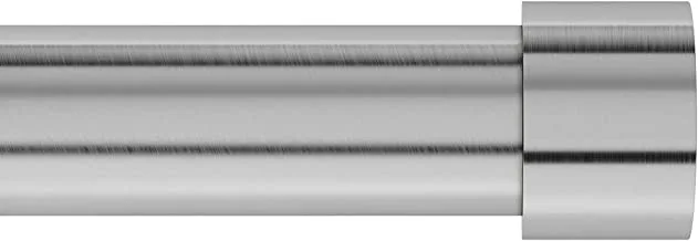 Umbra Cappa 1” Adjustable Curtain Rod for Windows – 120 to 180” Drapery Rod, Nickel