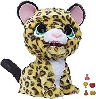 furReal Lil’ Wilds Lolly the Leopard Interactive Animatronic Plush Toy: Electronic Pet With 40+ Sounds and Reactions; for Kids Ages 4 and Up