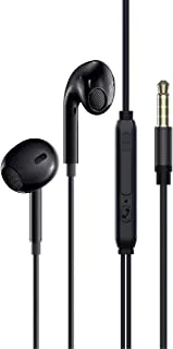 Promate Bass Driven Stereo Wired Earphones, Black