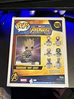 Funko Pop Deluxe! Marvel: Guardian of the Galaxy Ship - Groot (Exc), Colletibles Toys 63212