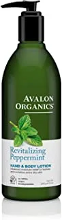Avalon Organics Hand & Body Lotion Peppermint 340G
