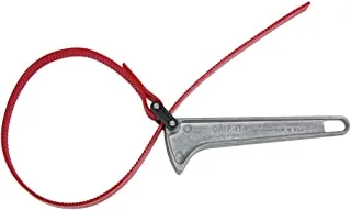 Klein Tools S-6H Grip-It Strap Wrench, 1-1/2 to 5-Inch Capacity, 6-Inch Length